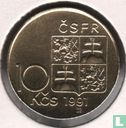 Tchécoslovaquie 10 korun 1991 "Milan Rastislav Štefánik" - Image 1