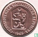 Czechoslovakia 50 haleru 1969 (year with dots) - Image 1