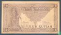 Indonésie 10 Rupiah 1952 - Image 1