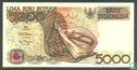 Indonesia 5,000 Rupiah 1993 - Image 1