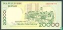 Indonésie 20.000 Rupiah 1998 - Image 2