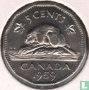 Canada 5 cents 1959 - Afbeelding 1