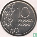 Finland 10 Penniä 1990 (Kupfer-Nickel) - Bild 2