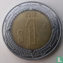 Mexico 1 peso 2012 - Afbeelding 1