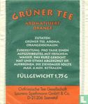 Grüner Tee aromatisiert Orange - Afbeelding 1
