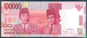 Indonésie 100.000 rupiah 2013 (P153c1) - Image 1
