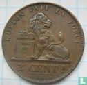 België 2 centimes 1865 - Afbeelding 2
