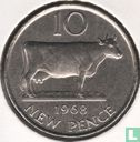 Guernsey 10 new pence 1968 - Afbeelding 1