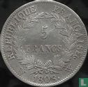 France 5 francs 1808 (W) - Image 1