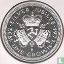 Man 1 crown 1977 (PROOF) "25th anniversary Accession of Queen Elizabeth II to the throne" - Afbeelding 1