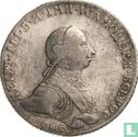 Russie 1 rouble 1762 (Peter III - CIIB) - Image 2