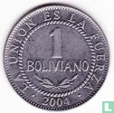 Bolivia 1 boliviano 2004 - Image 1