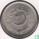 Pakistan 50 rupee 1997 "50th Anniversary of the Independence of Pakistan" - Afbeelding 1