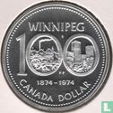 Kanada 1 Dollar 1974 (Specimen) "Centenary of Winnipeg" - Bild 1