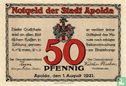 Apolda, Stadt 50 Pfennig 1921 (F) - Image 1