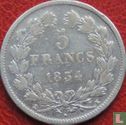 Frankrijk 5 francs 1834 (K) - Afbeelding 1