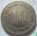 Duitse Rijk 10 pfennig 1875 (E) - Afbeelding 1