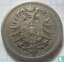 Empire allemand 10 pfennig 1875 (E) - Image 2