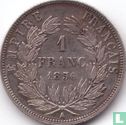 France 1 franc 1856 (A) - Image 1