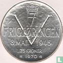 Norvège 25 kroner 1970 "25th Anniversary of Liberation" - Image 1