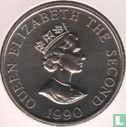 Alderney 2 pounds 1990 "90th Anniversary of the Queen Mother"