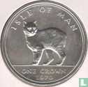 Man 1 crown 1970 (PROOF) "Manx cat" - Afbeelding 1