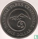 New Zealand 1 dollar 1987 "National parks centennial" - Image 2