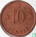 Finlande 10 penniä 1920 - Image 2