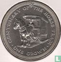 Île de Man 1 crown 1976 (cuivre-nickel) "100th anniversary of the Horse Tram" - Image 2