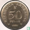 Argentinië 50 pesos 1981 - Afbeelding 1