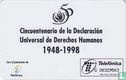 Cincuentenario de la Declaración Universal de Derechos Humanos 1948 - 1998 - Afbeelding 2