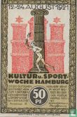 Hamburg, Kultur-und Sportwoche 50 Pfennig 1921 - Image 1