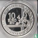 Belgium 10 euro 2014 (PROOF) "200th anniversary Birth of Adolphe Sax" - Image 1