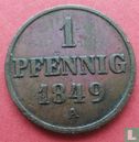 Hannover 1 pfennig 1849 (A) - Afbeelding 1
