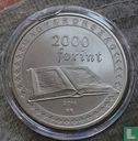 Hungary 2000 forint 2016 "5th anniversary of the new Hungarian Constitution" - Image 1
