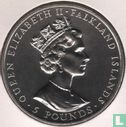 Falkland Islands 5 pounds 1990 "90th Birthday of the Queen Mother" - Image 2
