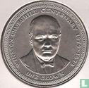 Isle of Man 1 crown 1974 (copper-nickel) "100th anniversary Birth of Winston Churchill" - Image 2
