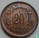 Chile 20 centavos 1953 - Image 1