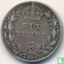 Vereinigtes Königreich 6 Pence 1891 - Bild 1