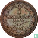 Zweden 2/3 Skilling Banco 1846 - Afbeelding 1