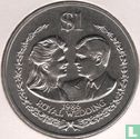Cook-Inseln 1 Dollar 1986 "Royal Wedding of Prince Andrew & Sarah Ferguson" - Bild 2