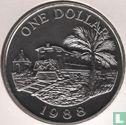 Bermuda 1 Dollar 1988 (Kupfer-Nickel) "Railroad" - Bild 1