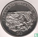 Falkland Islands 50 pence 1990 "Children's Fund" - Image 1