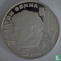 San Marino 5 euro 2014 (PROOF) "20th anniversary of the Death of Ayrton Senna" - Image 1