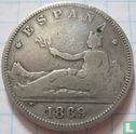 Espagne 2 pesetas 1869 (1869) - Image 1