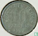 Empire allemand 10 pfennig 1919 - Image 1