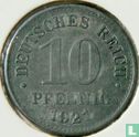 Duitse Rijk 10 pfennig 1921 (zink) - Afbeelding 1