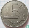 Tchécoslovaquie 5 korun 1926 - Image 2