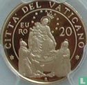 Vatican 20 euro 2015 (PROOF) "Pontifical Sanctuary of the Blessed Virgin Mary of the Holy Rosary of Pompeii" - Image 2