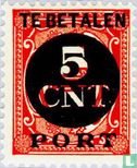 Postage due stamp (PM4) - Image 1